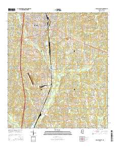 McComb South 2015 topographic map thumbnail