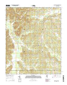 Kossuth South 2015 topographic map thumbnail