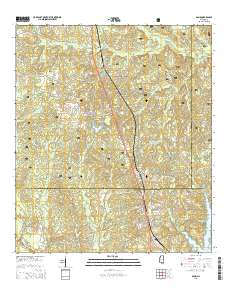 Bond 2015 topographic map thumbnail
