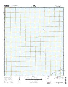 Mississippi Sound (All Water) 2015 topographic map thumbnail