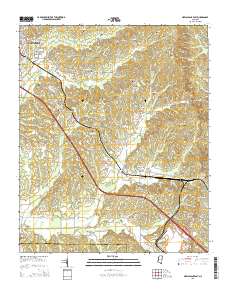 New Albany East 2015 topographic map thumbnail