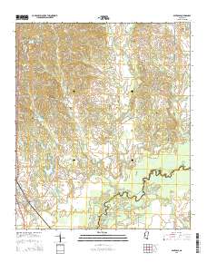 Bentonia 2015 topographic map thumbnail