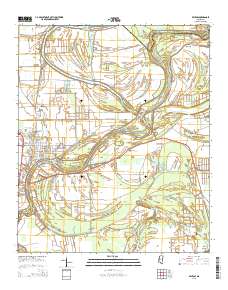 Belzoni 2015 topographic map thumbnail