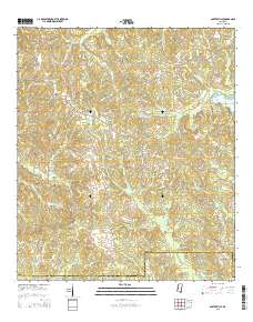 Baxterville 2015 topographic map thumbnail