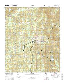 Ackerman 2015 topographic map thumbnail