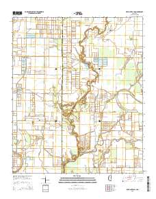 Bear Gut Bayou 2015 topographic map thumbnail