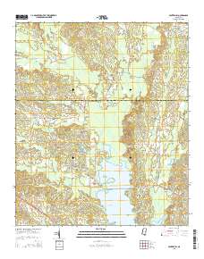 Center Hill 2015 topographic map thumbnail