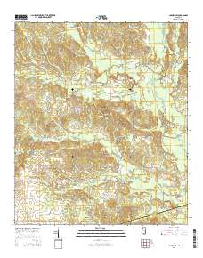 Carmichael 2015 topographic map thumbnail
