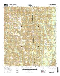 Brown Town 2015 topographic map thumbnail