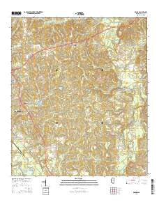 Denham 2015 topographic map thumbnail