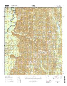 Fords Creek 2015 topographic map thumbnail