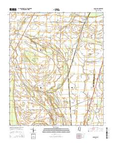 Coahoma 2015 topographic map thumbnail