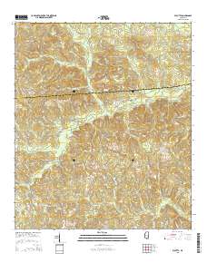 Eucutta 2015 topographic map thumbnail