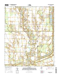 Fishhook Lake 2015 topographic map thumbnail