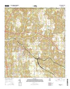 Lucedale 2015 topographic map thumbnail