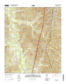 Hazlehurst 2015 topographic map thumbnail