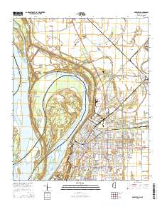 Greenville 2015 topographic map thumbnail
