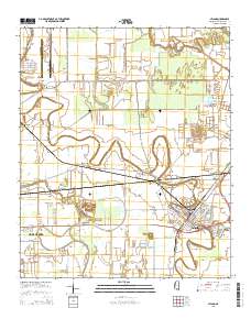 Leland 2015 topographic map thumbnail