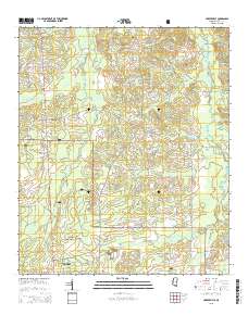 Harperville 2015 topographic map thumbnail