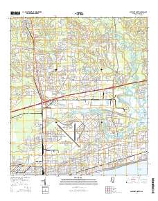 Gulfport North 2015 topographic map thumbnail