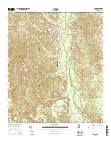Richton 2015 topographic map thumbnail
