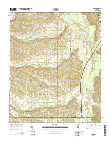 Rienzi 2015 topographic map thumbnail