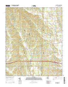 Mooreville 2015 topographic map thumbnail