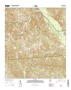 Mize 2015 topographic map thumbnail