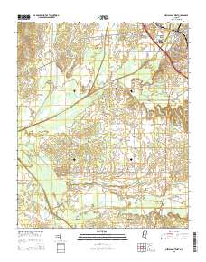 New Albany West 2015 topographic map thumbnail