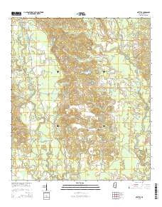 Ovett SE 2015 topographic map thumbnail