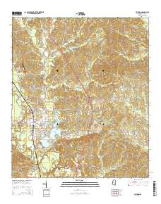 Quitman 2015 topographic map thumbnail
