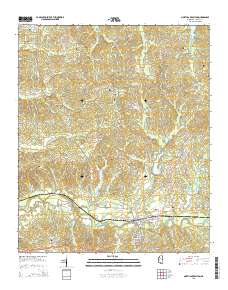 North Carrollton 2015 topographic map thumbnail