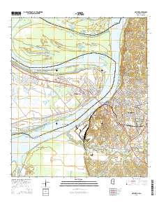 Natchez 2015 topographic map thumbnail