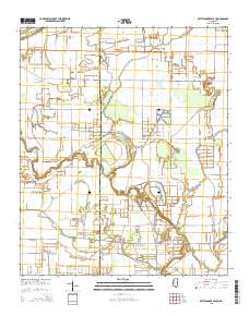 Rattlesnake Bayou 2015 topographic map thumbnail