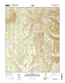 Southwest Pontotoc 2015 topographic map thumbnail