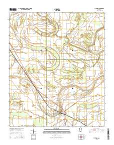 Tutwiler 2015 topographic map thumbnail