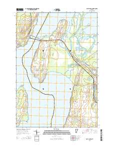 East Alburg 2015 topographic map thumbnail