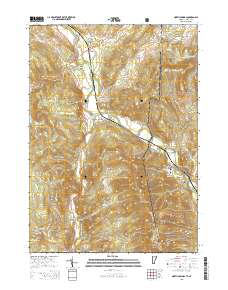 North Pownal 2015 topographic map thumbnail