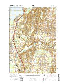 Highgate Center 2015 topographic map thumbnail