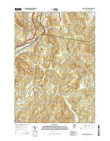 North Hartland 2015 topographic map thumbnail