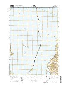 Juniper Island 2015 topographic map thumbnail
