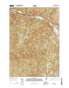 Waterbury 2015 topographic map thumbnail
