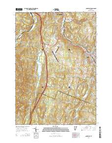 Barre West 2015 topographic map thumbnail