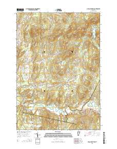 Gilson Mountain 2015 topographic map thumbnail