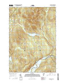 Miles Pond 2015 topographic map thumbnail