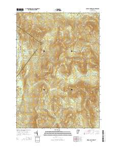 Seneca Mountain 2015 topographic map thumbnail