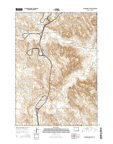 Saddle Horse Butte 2015 topographic map thumbnail