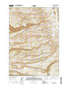 Poker Butte 2015 topographic map thumbnail
