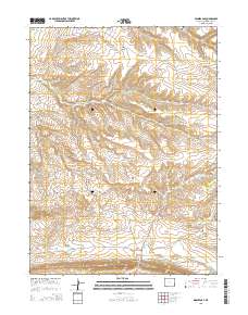 Minnies Gap 2015 topographic map thumbnail