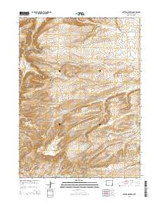 Potter Mountain 2015 topographic map thumbnail